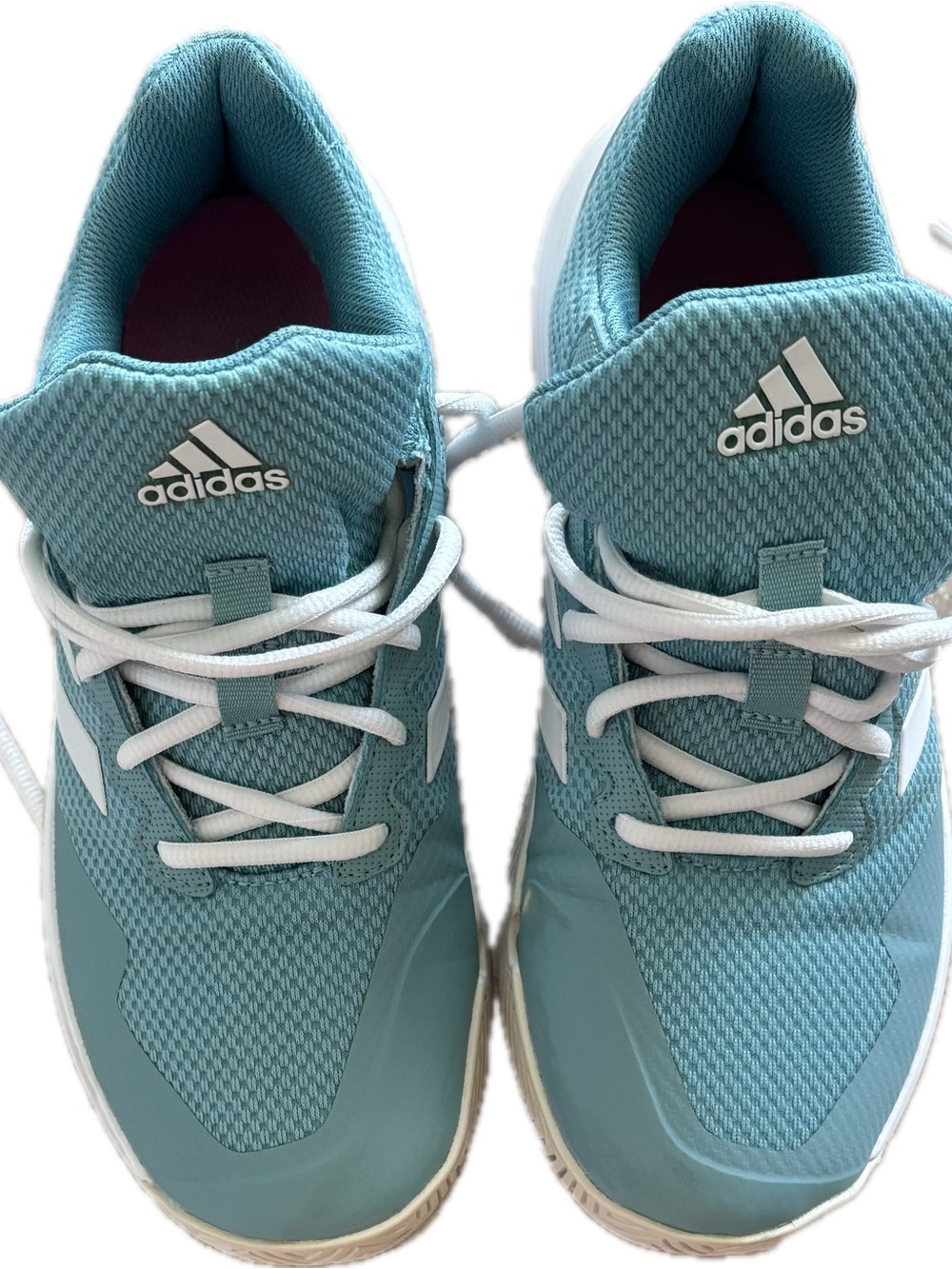 adidas Women’s Teal Athletic Sneakers with White Laces